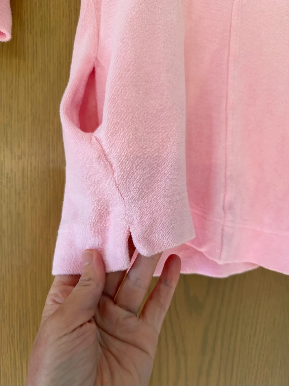 Lilly Pulitzer Pink Hooded Terry Girls' Swim Coverup Organic Cotton / 4T